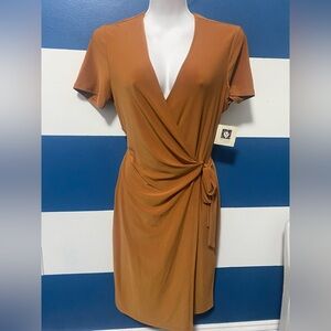 NWT Anne Klein Faux Wrap Dress SZ 10